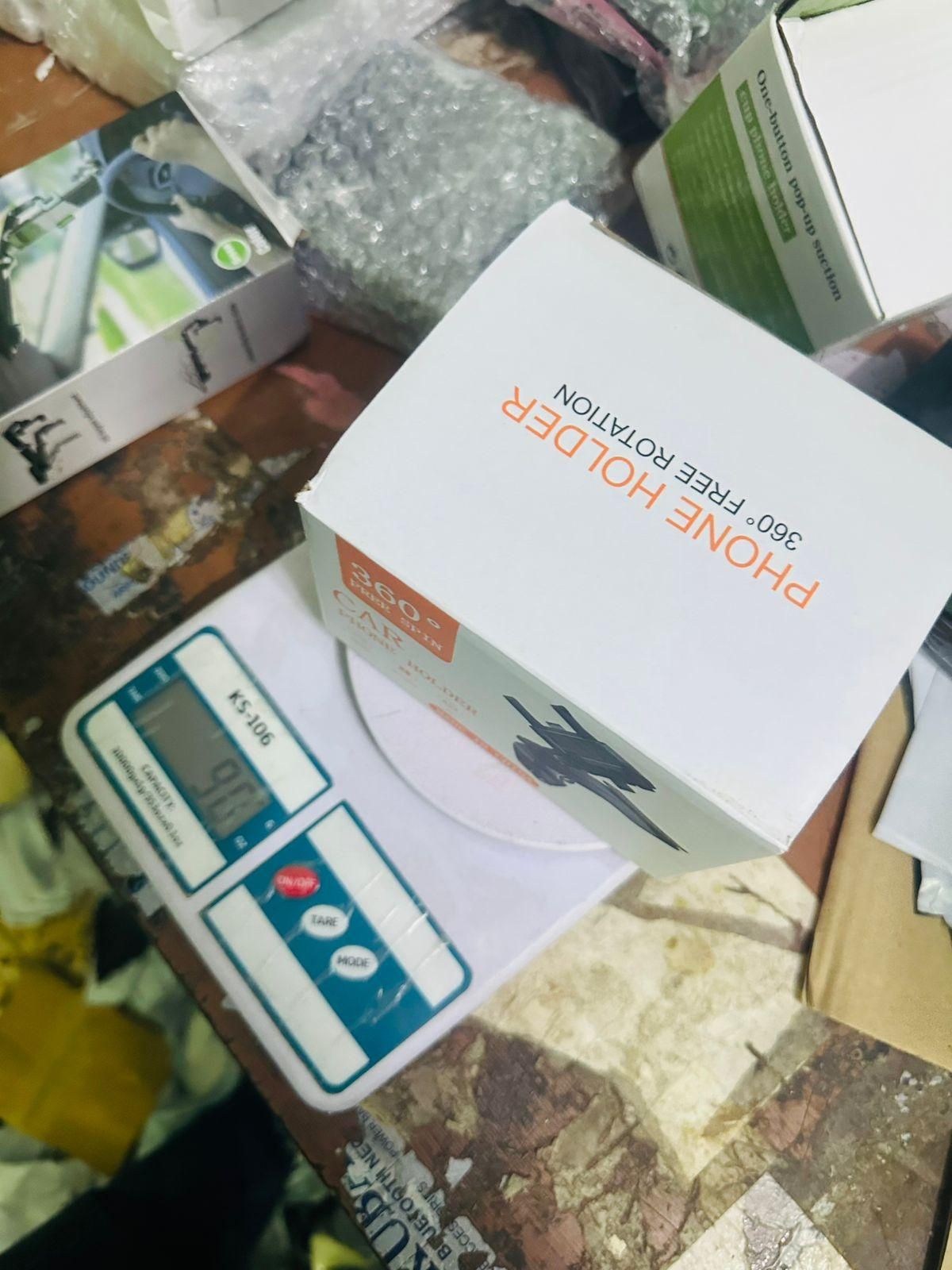 Phone Holder with 360° Free Rotation | Universal Adjustable Mobile Stand for Desk, Car & Bed