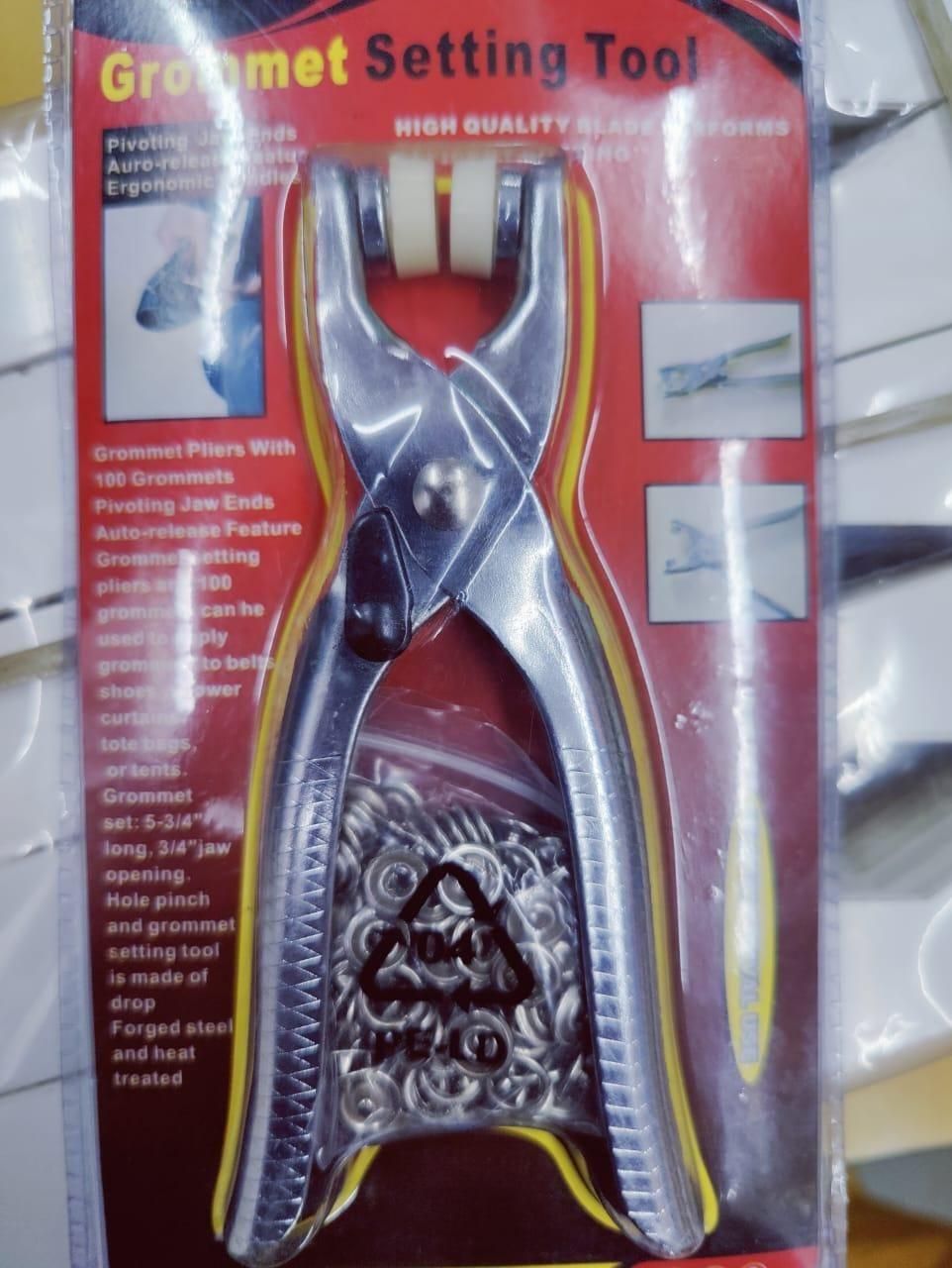 Metal Studs Snap Buttons 100 Sets with Pliers – 9.5mm Silver Copper Prong Fasteners for Clothes, Bags & DIY Crafts