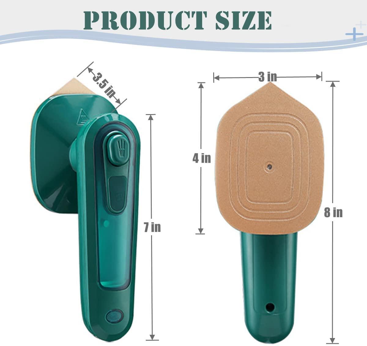 Portable Clothes Steamer & Mini Travel Iron | Dry & Wet Press for Wrinkle-Free Clothes