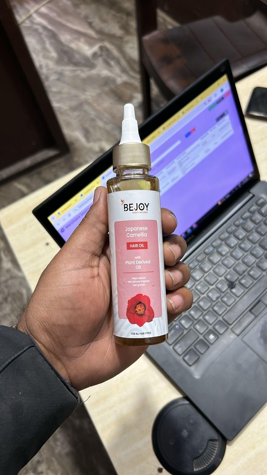 Bejoy Japanese Camellia Hair Oil – Pack of 2 (150ml Each)