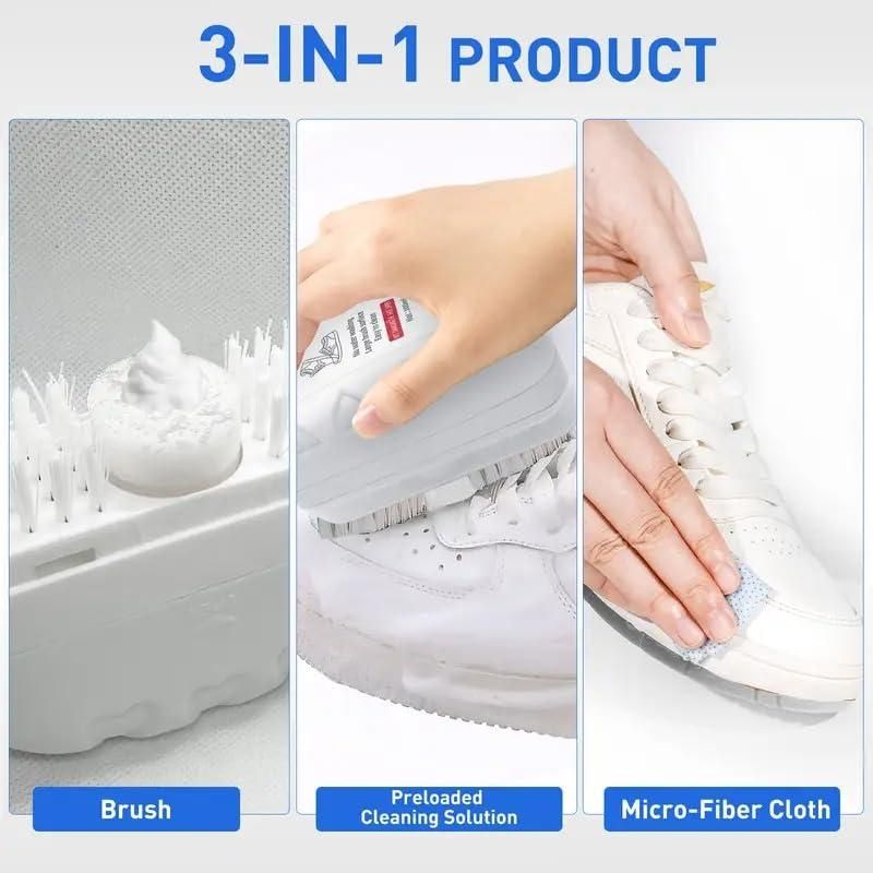 Shoe Cleaner Brush | Dual-Sided Scrubber for Sneakers, Leather & Sports Shoes
