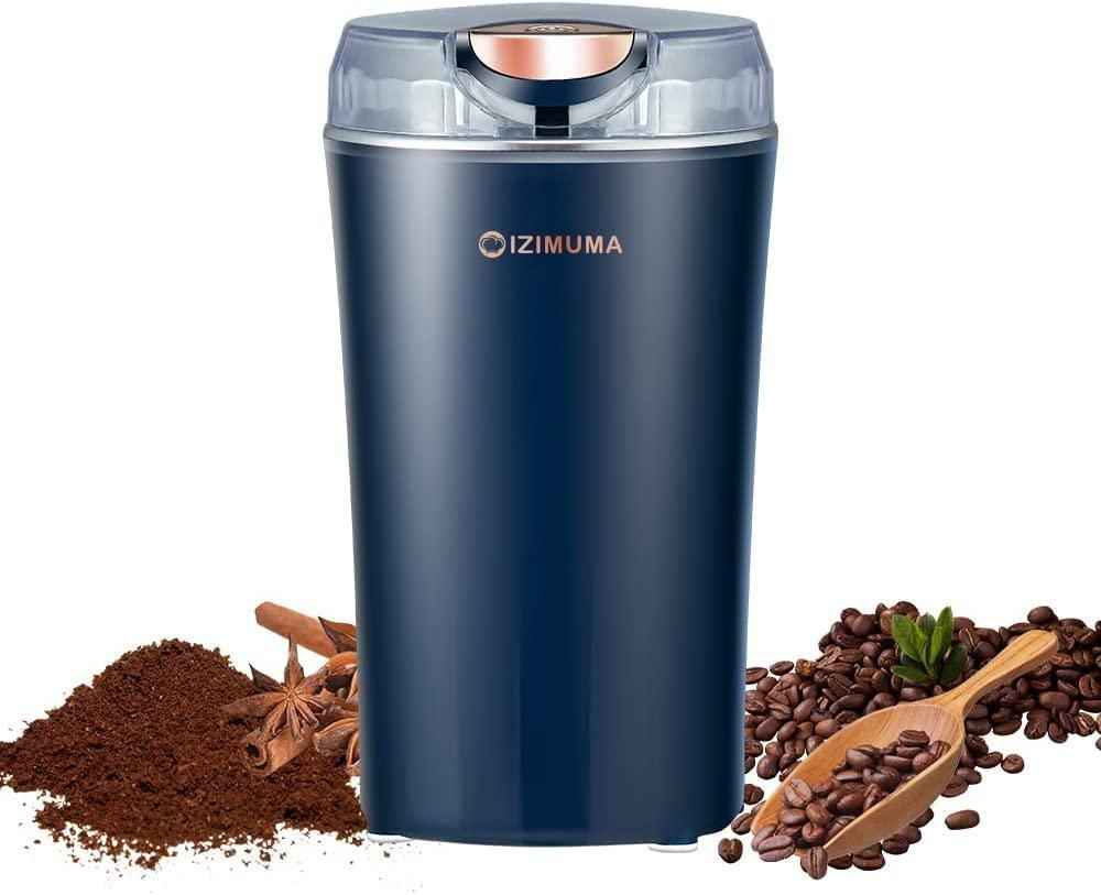 Electric Coffee Grinder for Fresh Beans & Spices | Portable Kitchen Grinder