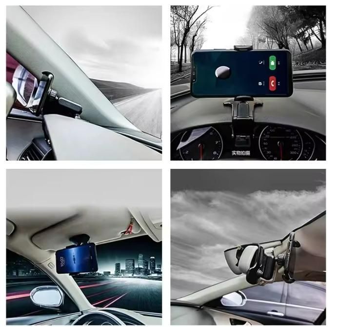 Phone Holder with 360° Free Rotation | Universal Adjustable Mobile Stand for Desk, Car & Bed