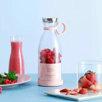 Travel Portable Mini USB Rechargeable Juicer Blender | Personal Smoothie & Shake Maker for Outdoor & Home