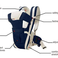 Baby Carrier Bag | Hands-Free Infant Sling & Safety Belt