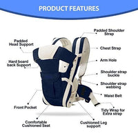 Baby Carrier Bag | Hands-Free Infant Sling & Safety Belt