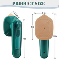 Portable Clothes Steamer & Mini Travel Iron | Dry & Wet Press for Wrinkle-Free Clothes