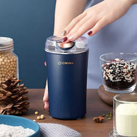 Electric Coffee Grinder for Fresh Beans & Spices | Portable Kitchen Grinder