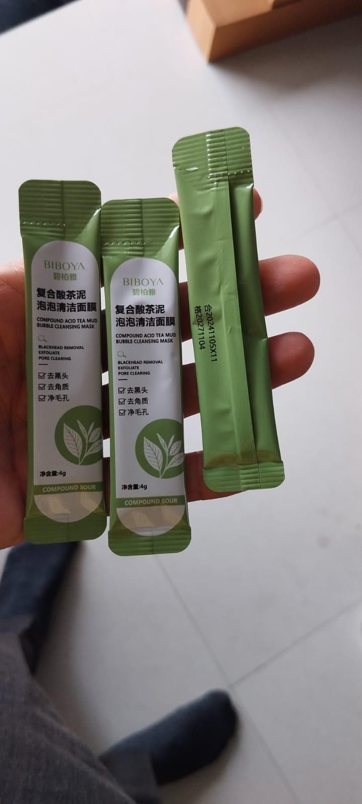 Sour Tea Bubble Mask (Pack of 3)