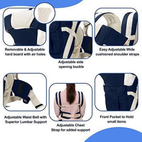 Baby Carrier Bag | Hands-Free Infant Sling & Safety Belt