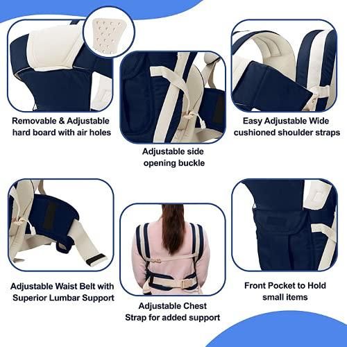 Baby Carrier Bag | Hands-Free Infant Sling & Safety Belt