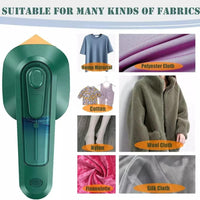 Portable Clothes Steamer & Mini Travel Iron | Dry & Wet Press for Wrinkle-Free Clothes
