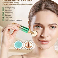 Face, Neck & Eye Massager |3-in-1 Portable Anti-Aging Roller for Skin Relaxation & Blood Circulation