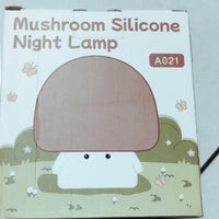 Mushroom Night Silicone Lamp | Cute LED Bedside Night Light for Kids & Home Decor