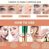 Face, Neck & Eye Massager |3-in-1 Portable Anti-Aging Roller for Skin Relaxation & Blood Circulation
