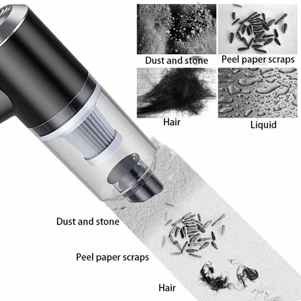 Mini Wireless Vacuum Cleaner & Portable Air Duster