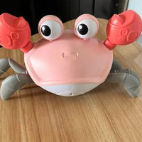 Baby Toys Infant Crawling Crab Toy | Interactive Musical Walking Crab with LED Lights for Kids & Toddlers