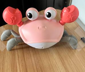 Baby Toys Infant Crawling Crab Toy | Interactive Musical Walking Crab with LED Lights for Kids & Toddlers