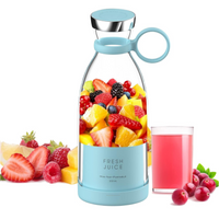 Travel Portable Mini USB Rechargeable Juicer Blender | Personal Smoothie & Shake Maker for Outdoor & Home