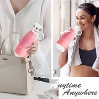 Travel Portable Mini USB Rechargeable Juicer Blender | Personal Smoothie & Shake Maker for Outdoor & Home